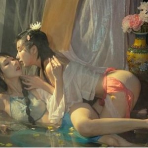 1V1.3G网红美少女云溪溪奶桃朦胧美摄影师古典妹子下载