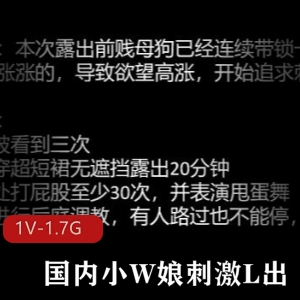 国内TS小W娘户外感觉自拍大胆玩弄小J花视频47分钟